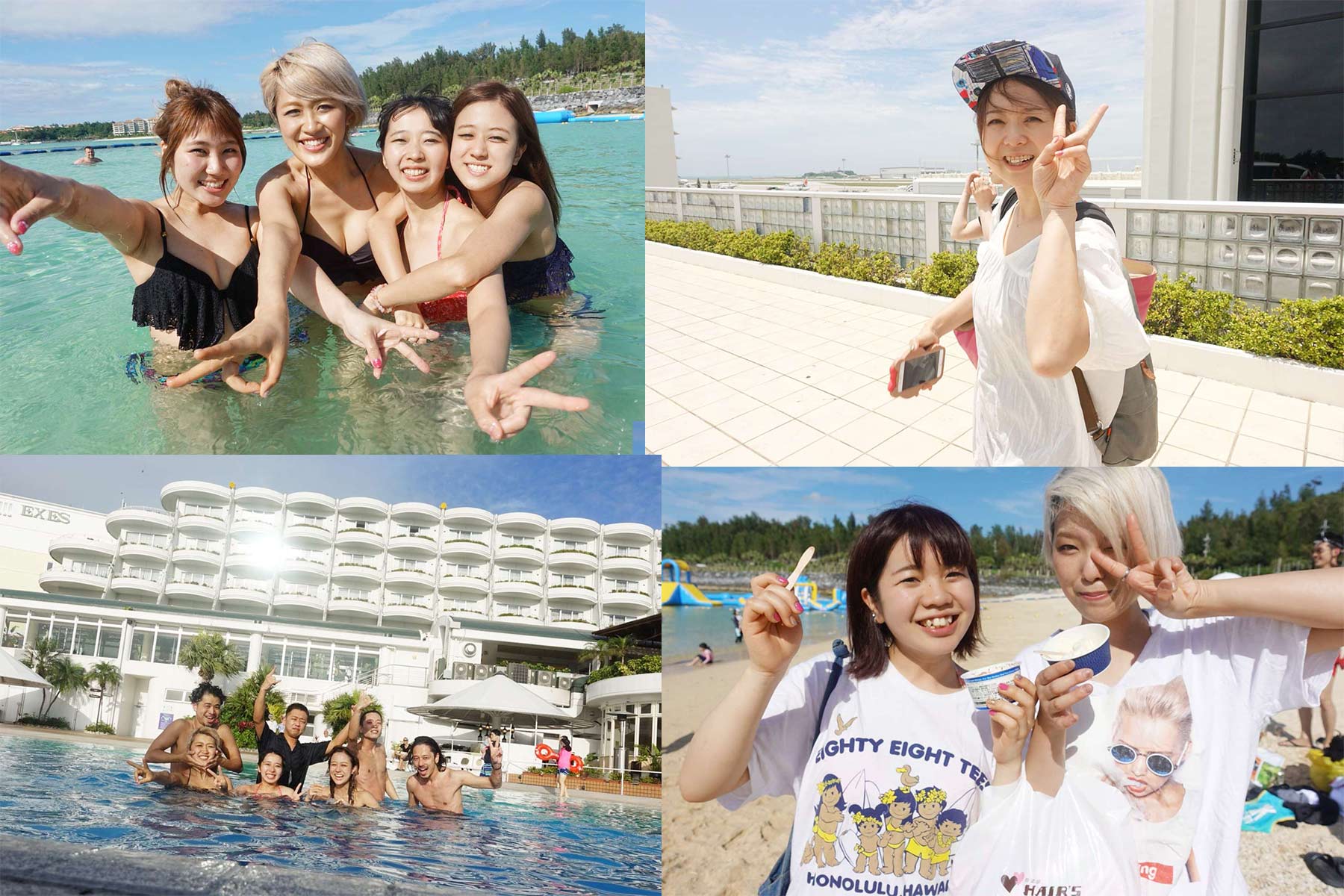 沖縄到着！！エメラルドグリーンの海と最高のメンバーで本気で楽しむ！