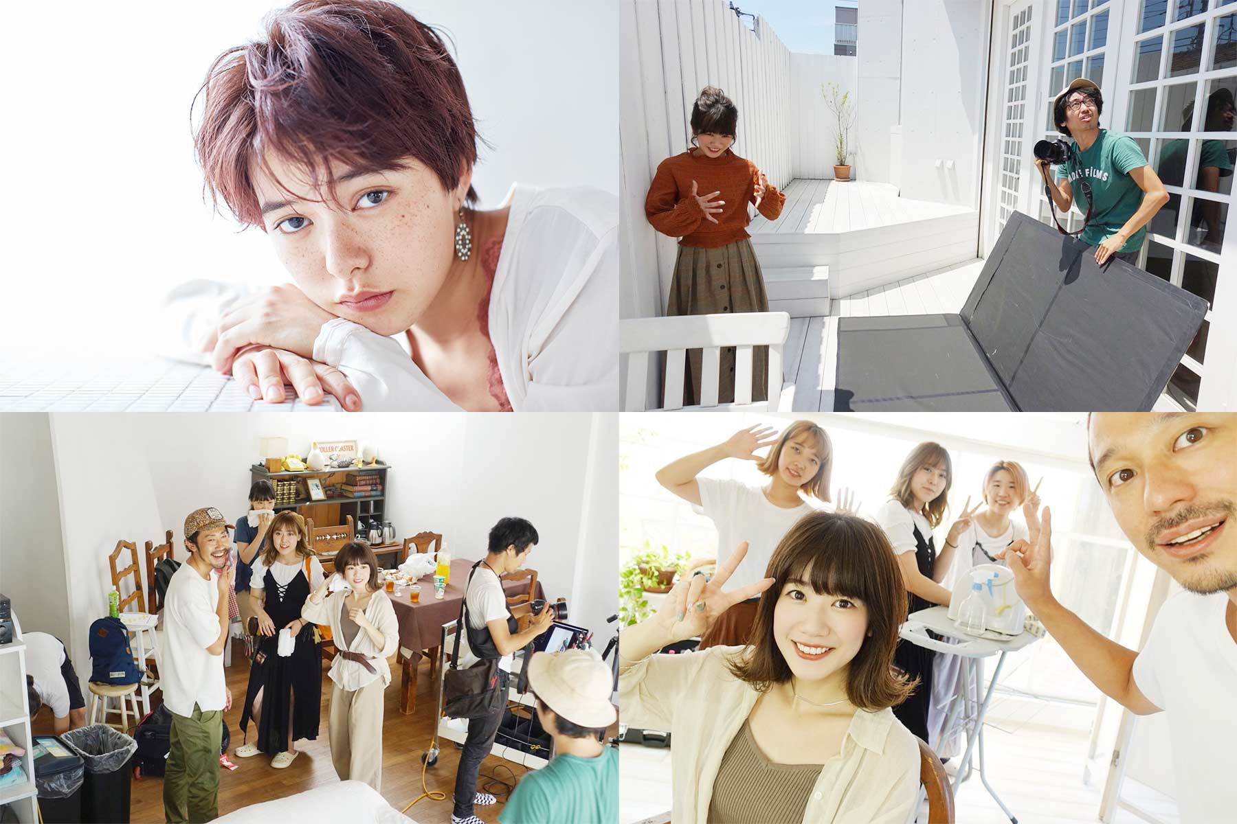灼熱のハウススタジオで撮影したオシャレな秋のヘアスタイル | RAYMIX(レイミックス)第10回