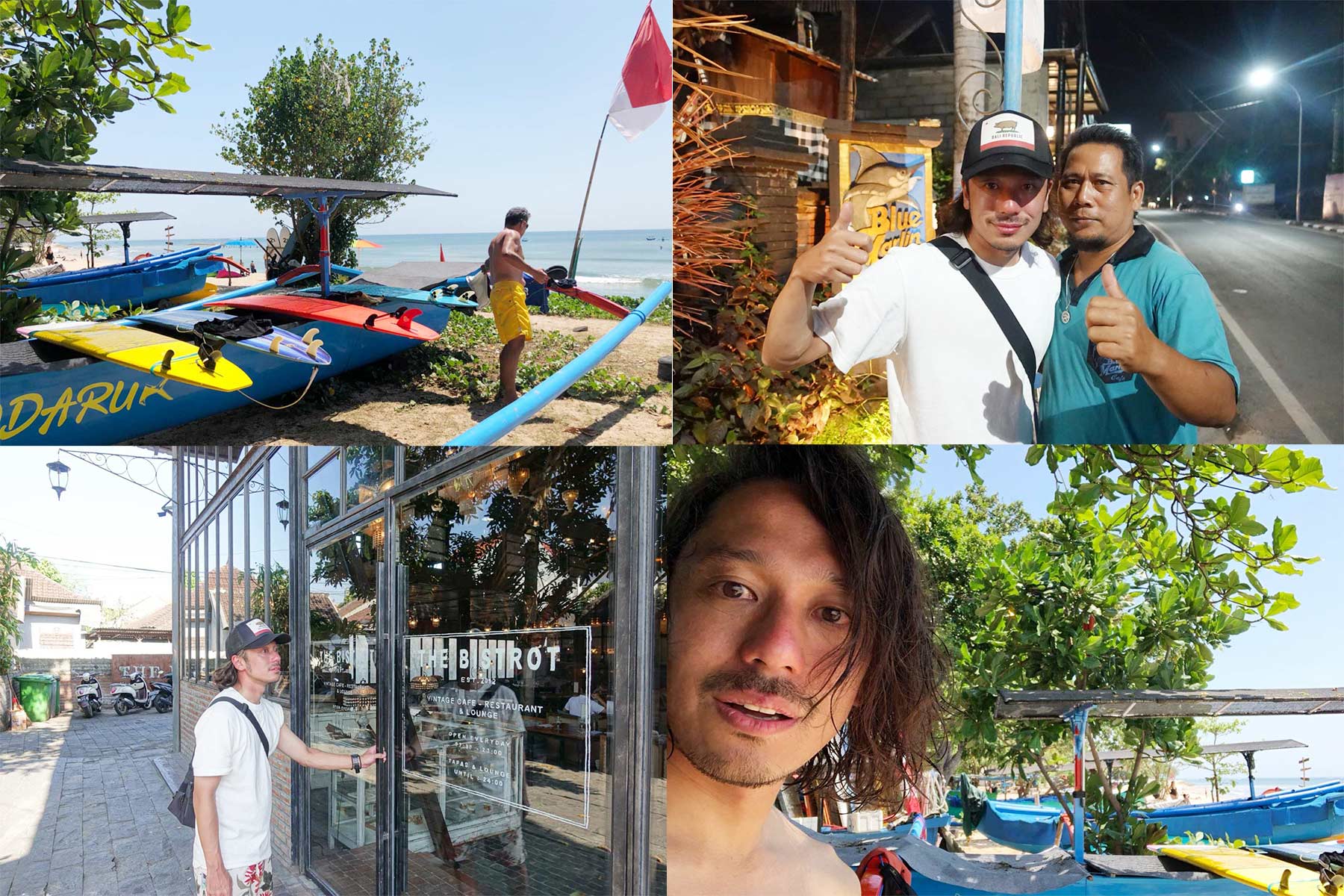 バリを最高に楽しむ２日目！恒例のサーフィンからのスミニャックの有名ビストロとシーフード【イカンバカール】