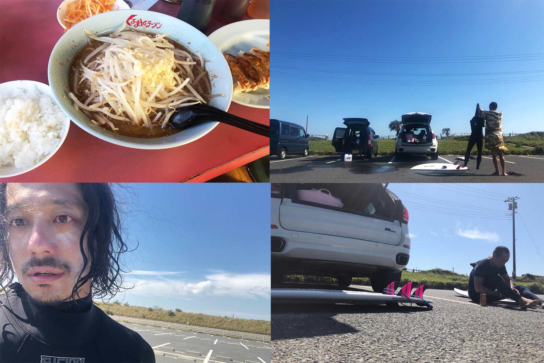 夏休み明け一発目の火曜日は台風一過の千葉北【作田海岸】と老舗の有名ラーメン店