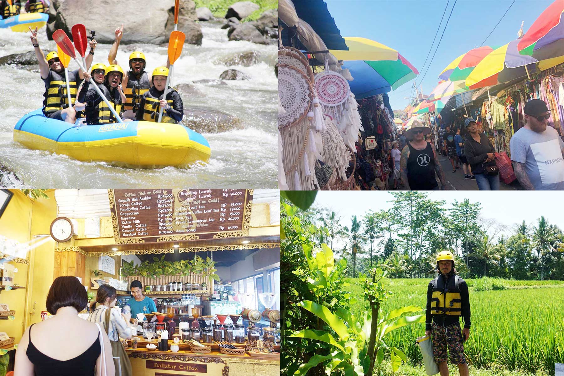 バリは海だけじゃない！バリ島の山間部【ウブド】アユン川でのラフティングとクタの最強ラーメン【ばり馬らーめん】